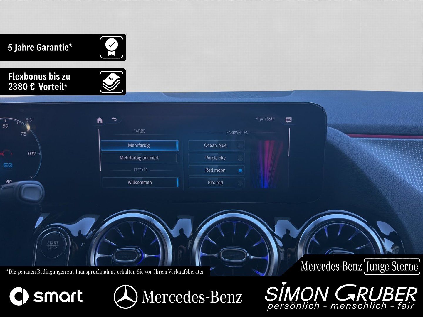 Fahrzeugabbildung Mercedes-Benz EQA 300 4M Progressive Ambi Keyless EasyP AMG 19