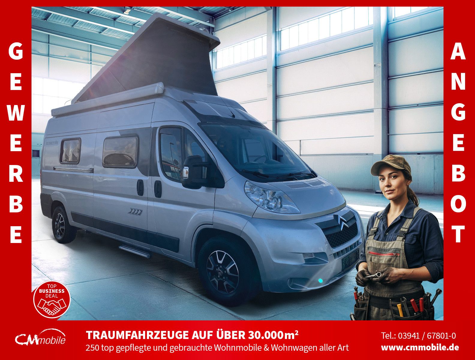 Globecar
 Globestar - Aufstelldach - *Gewerbeangebot*
