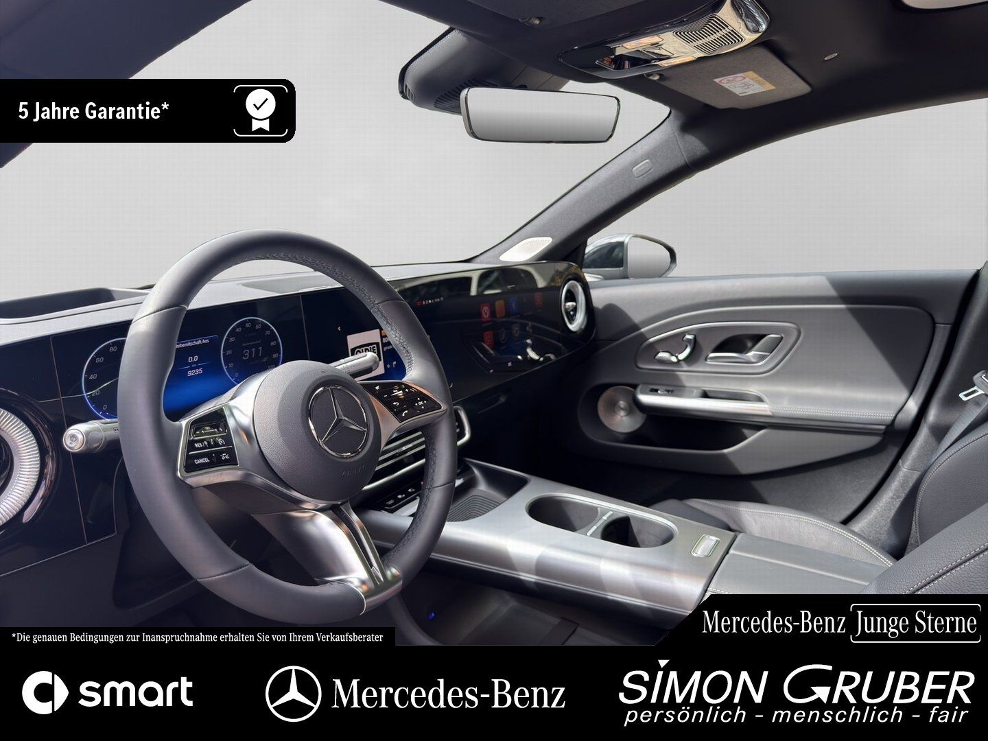 Fahrzeugabbildung Mercedes-Benz CLA 350 4M Superscreen Pano AMG-19" Burmest AHK