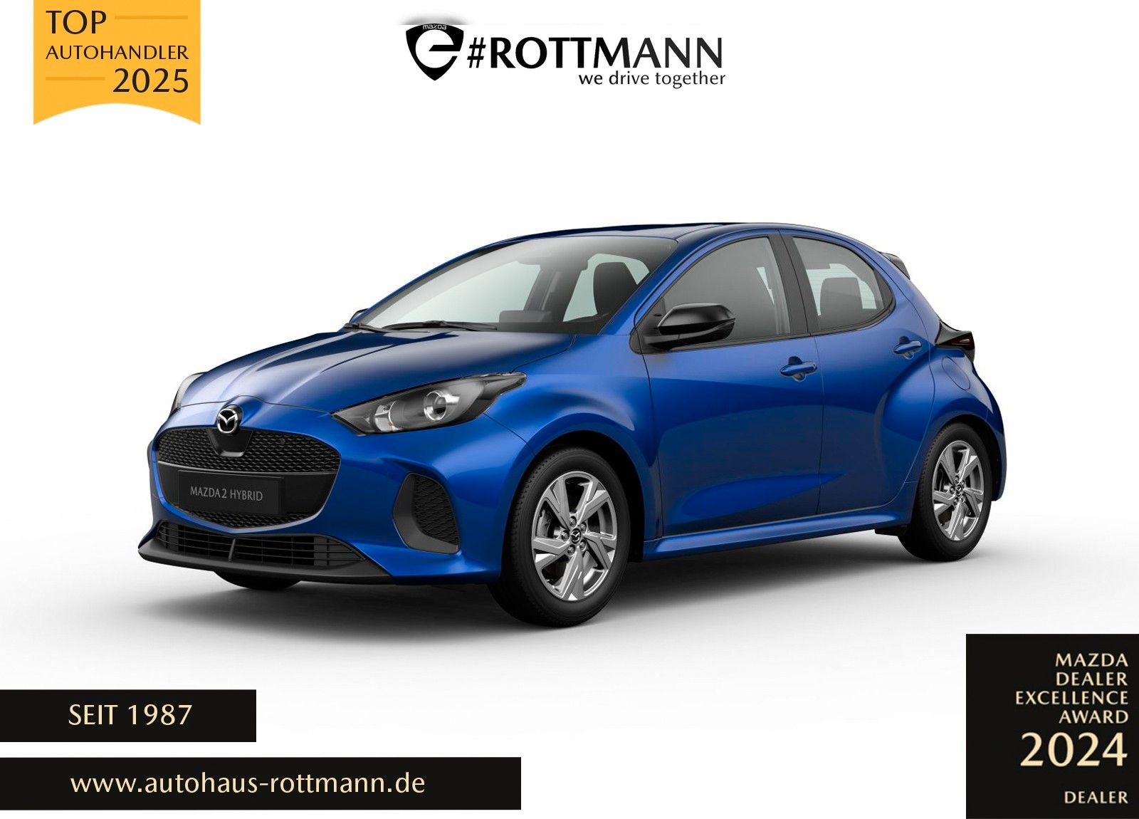 Mazda 2 Hybrid 1.5L VVT-i 116PS Aut. EXCLUSIVE-Line