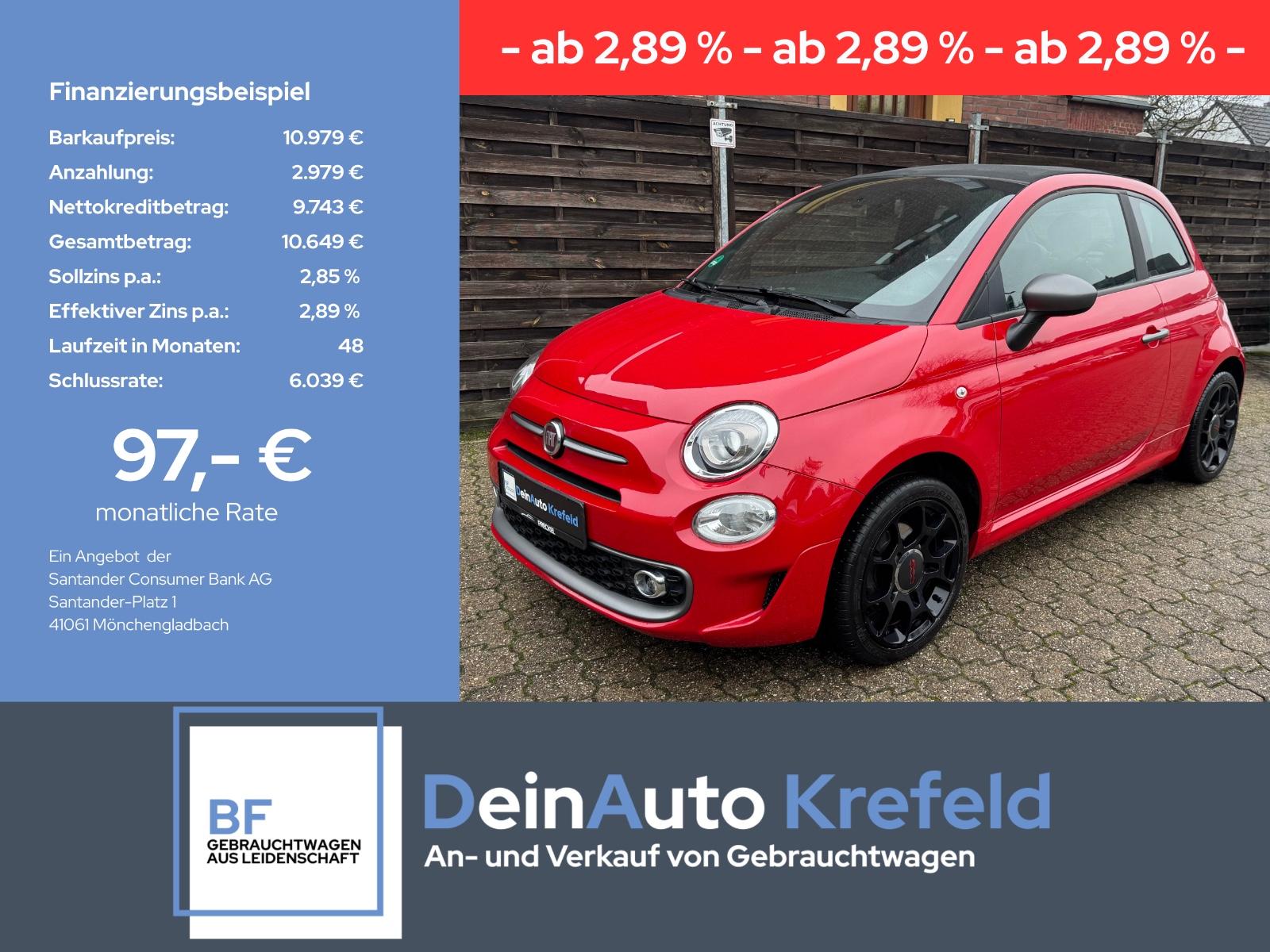 Fiat 500C 1.2 S Sport Navi, LED, DAB, Apple CarPlay