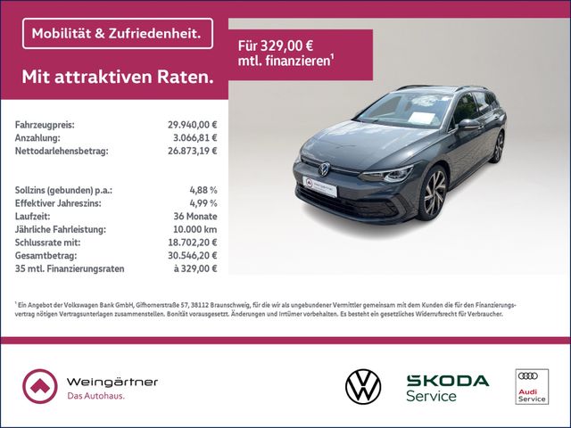 Golf Variant 1.5 eTSI R-Line, BlackStyle, Navi,