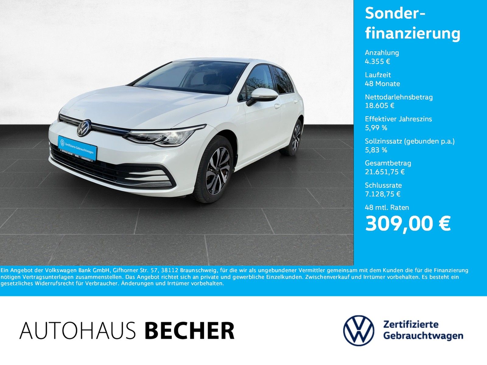 Volkswagen Golf Life 1.0 eTSI DSG /AHK/Navi/Sitzhz/LED foto 1