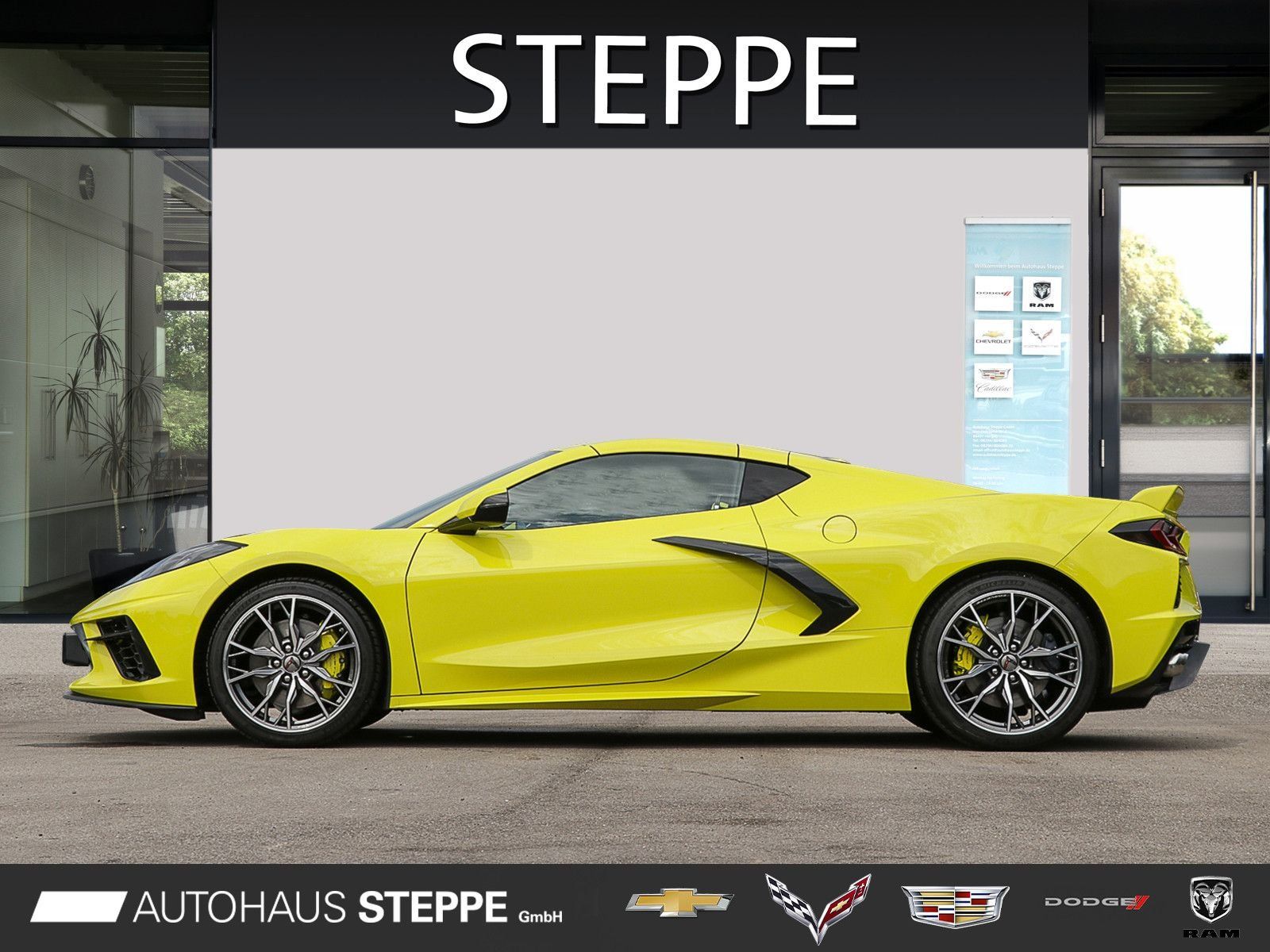 Corvette C8 Stingray Coupe 6,2 V8 3LT Europamodell STEPPE