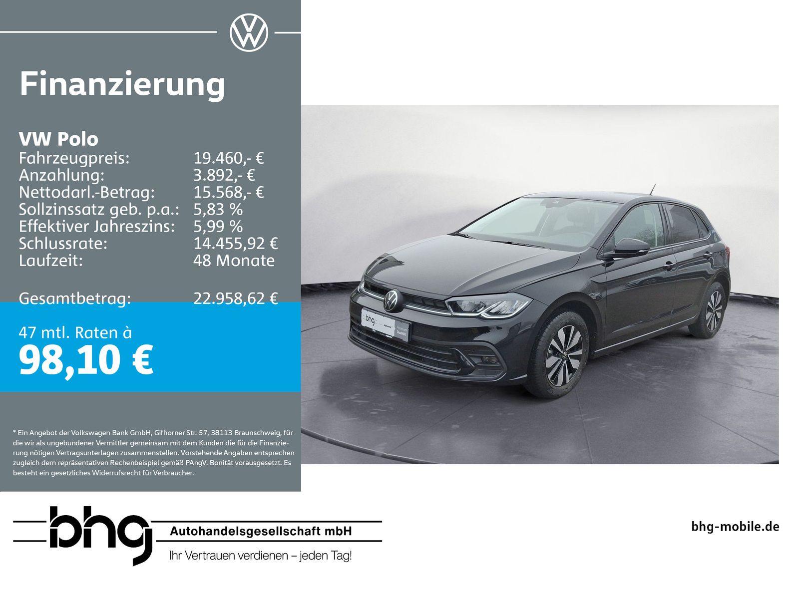 Volkswagen Polo Life 1,0 l TSI OPF 5-