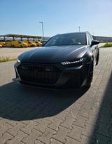 Audi RS6 Schwarz Matt foliert (Steinschutzfolie)