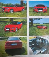 Audi A5 Cabrio - 2,0 TDI - ROT - sehr gute... - Audi Cabriolet mit Diesel-Antrieb