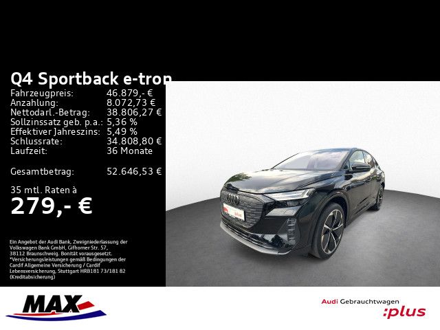 Q4 Sportback e-tron 55 QUATTRO MATRIX+PANO+SONOS