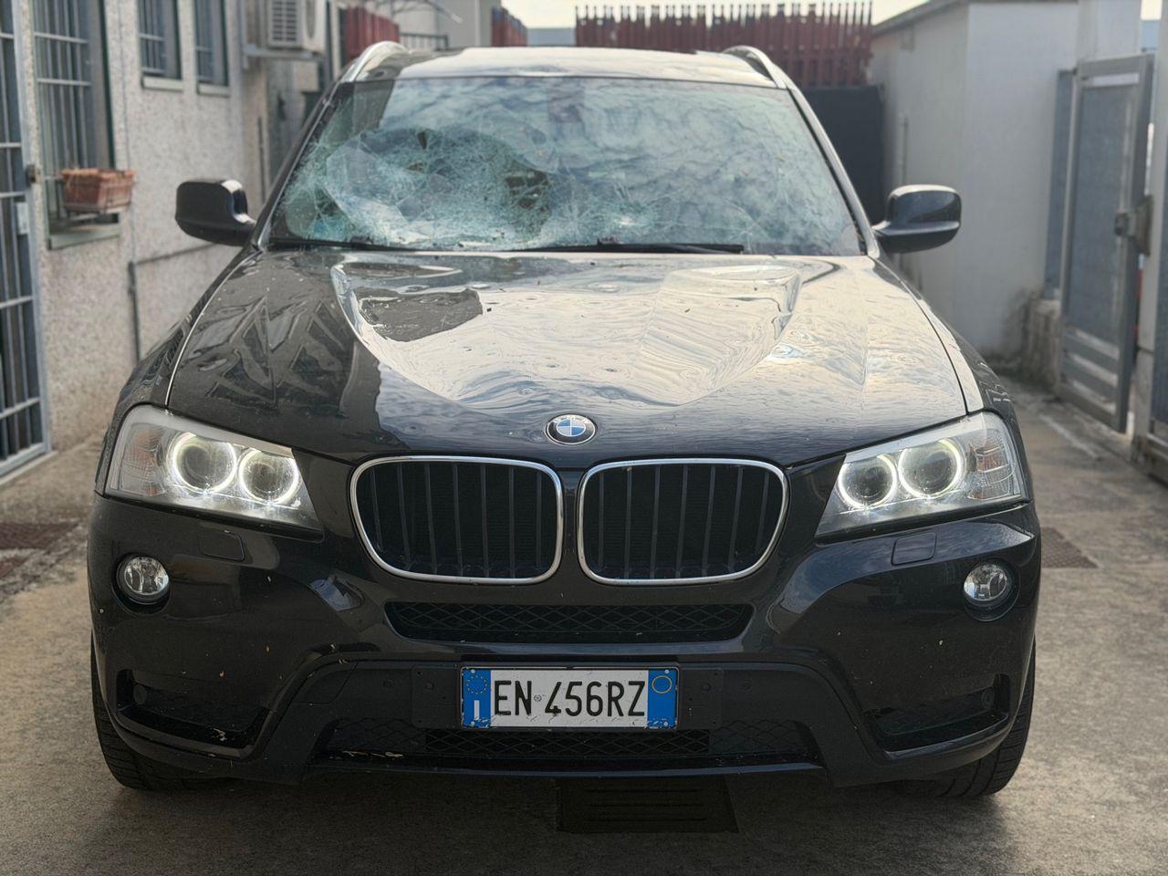 BMW X3 2012 — rear view