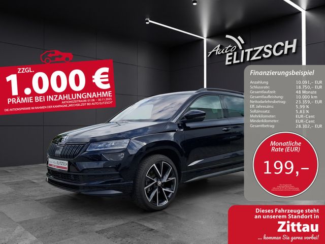 SKODA Karoq TSI Sportline DSG 4x4 LED AHK Navi PANO AC