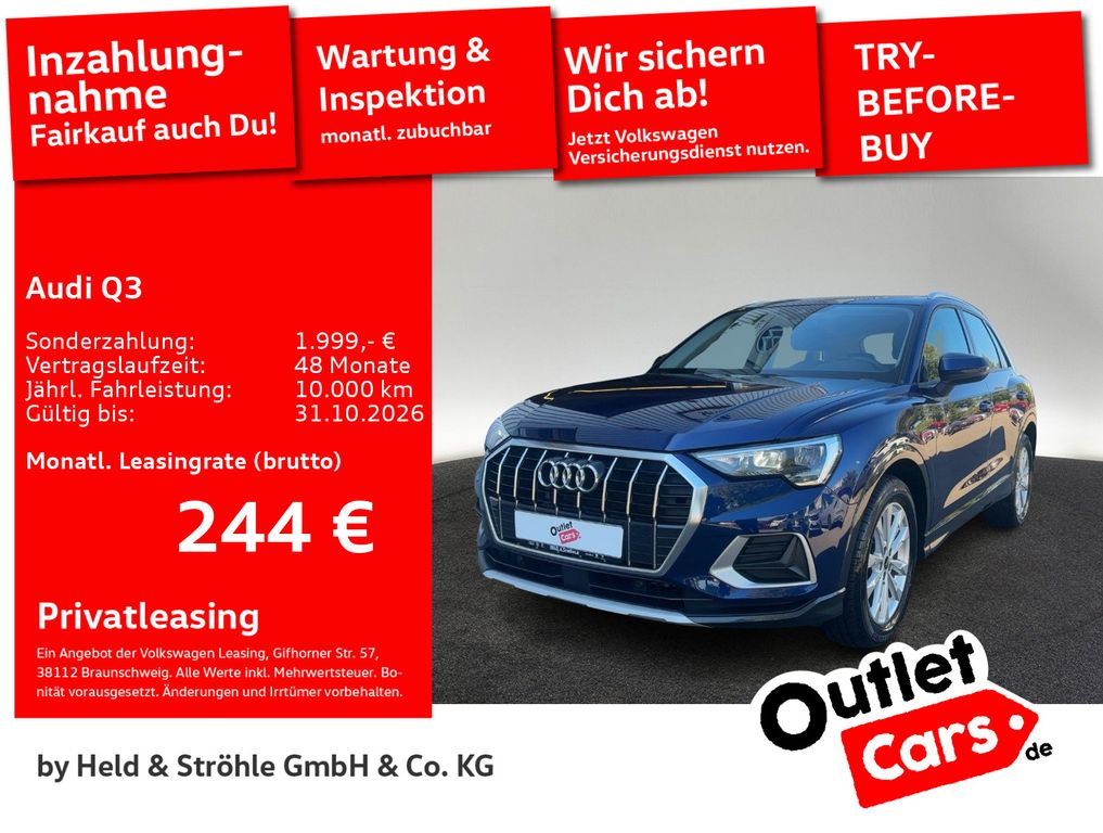 Audi Q3 35 TDI advanced AHK NAVI+ SHZ PDC VIRTUAL