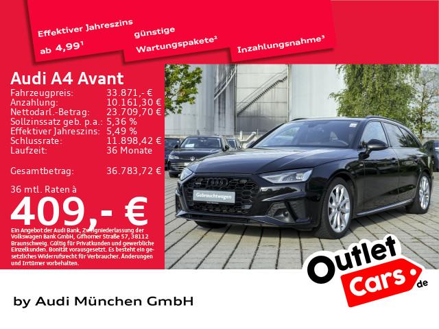 Audi A4 Avant 45 TFSI qu S tronic S line Navi 2023