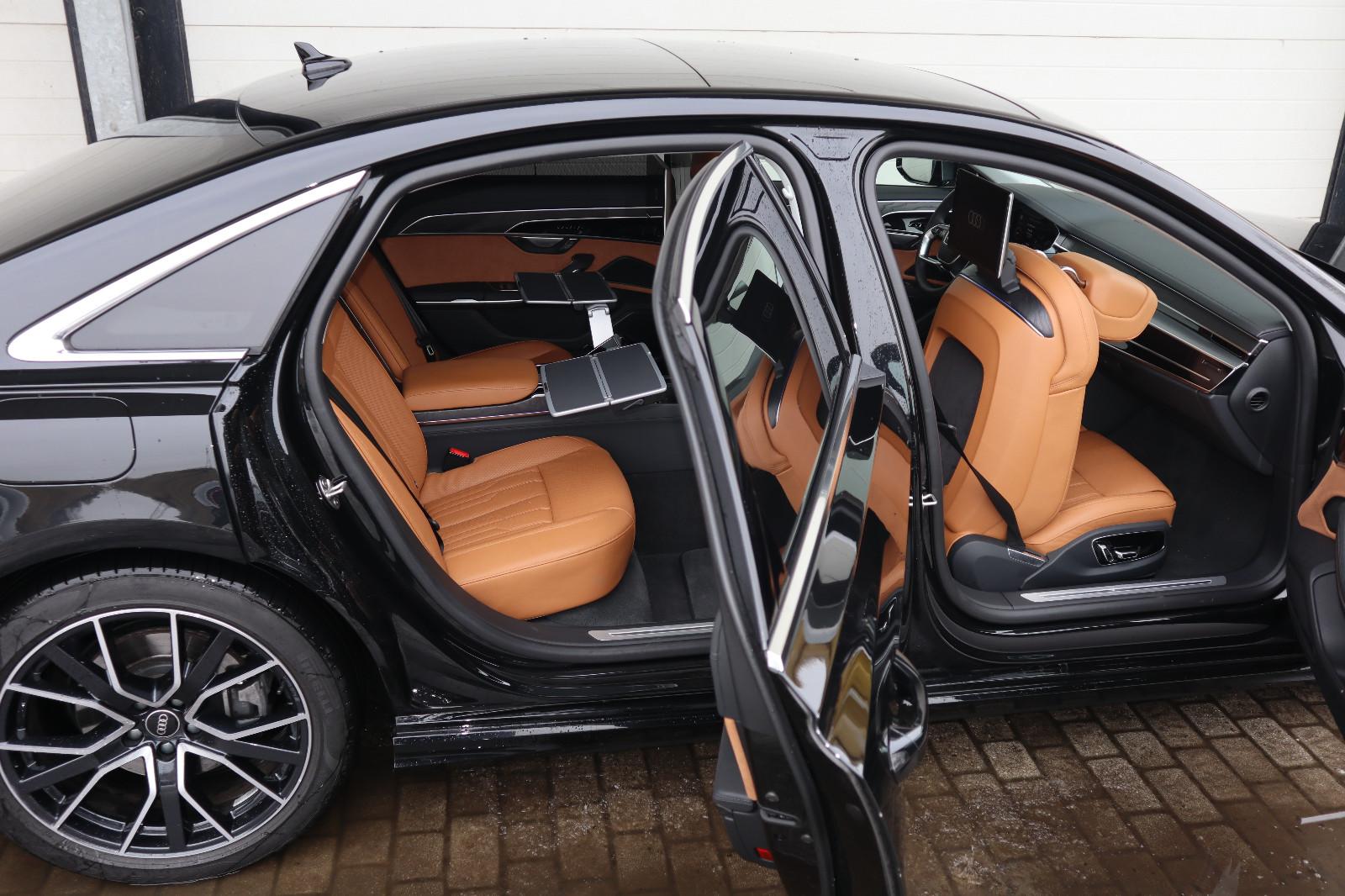 Audi A8L 50 TDI lang S-Line *SCHWARZ-COGNAC*/RUHESITZ