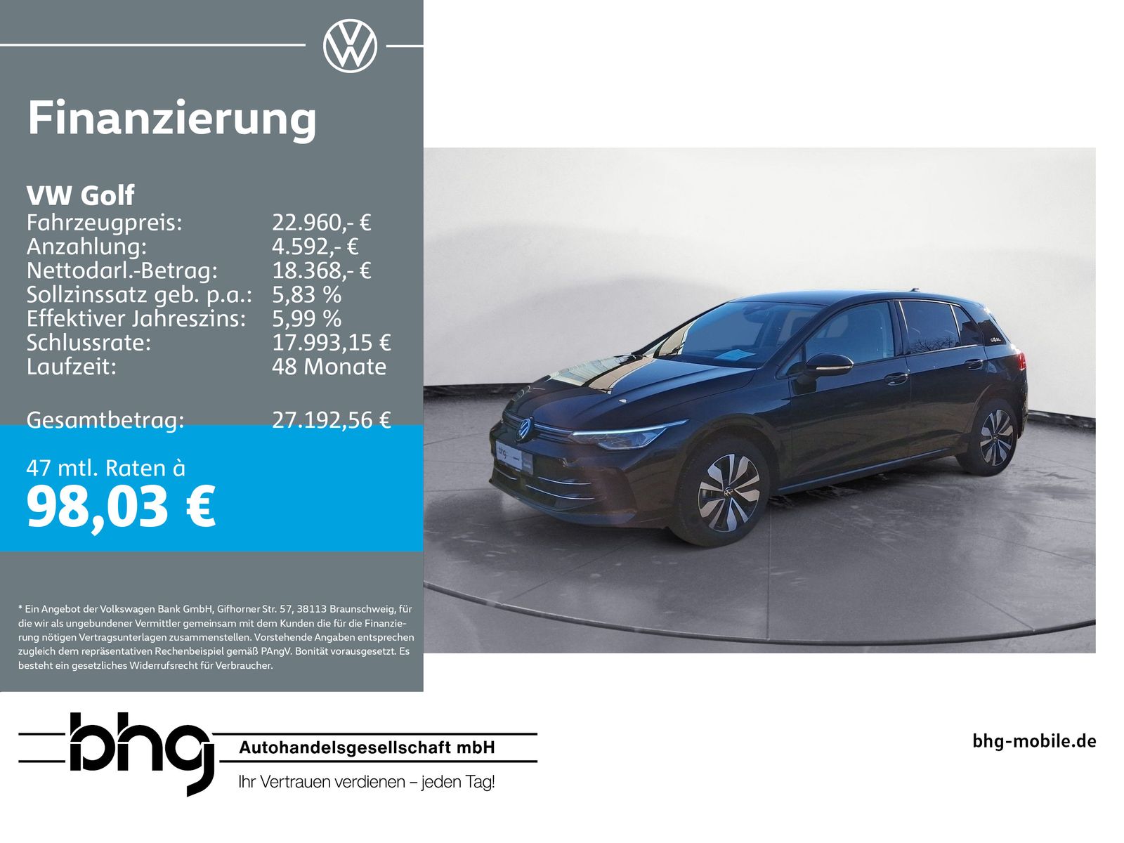 Volkswagen Golf Life 1,5 TSI OPF 6-Gang