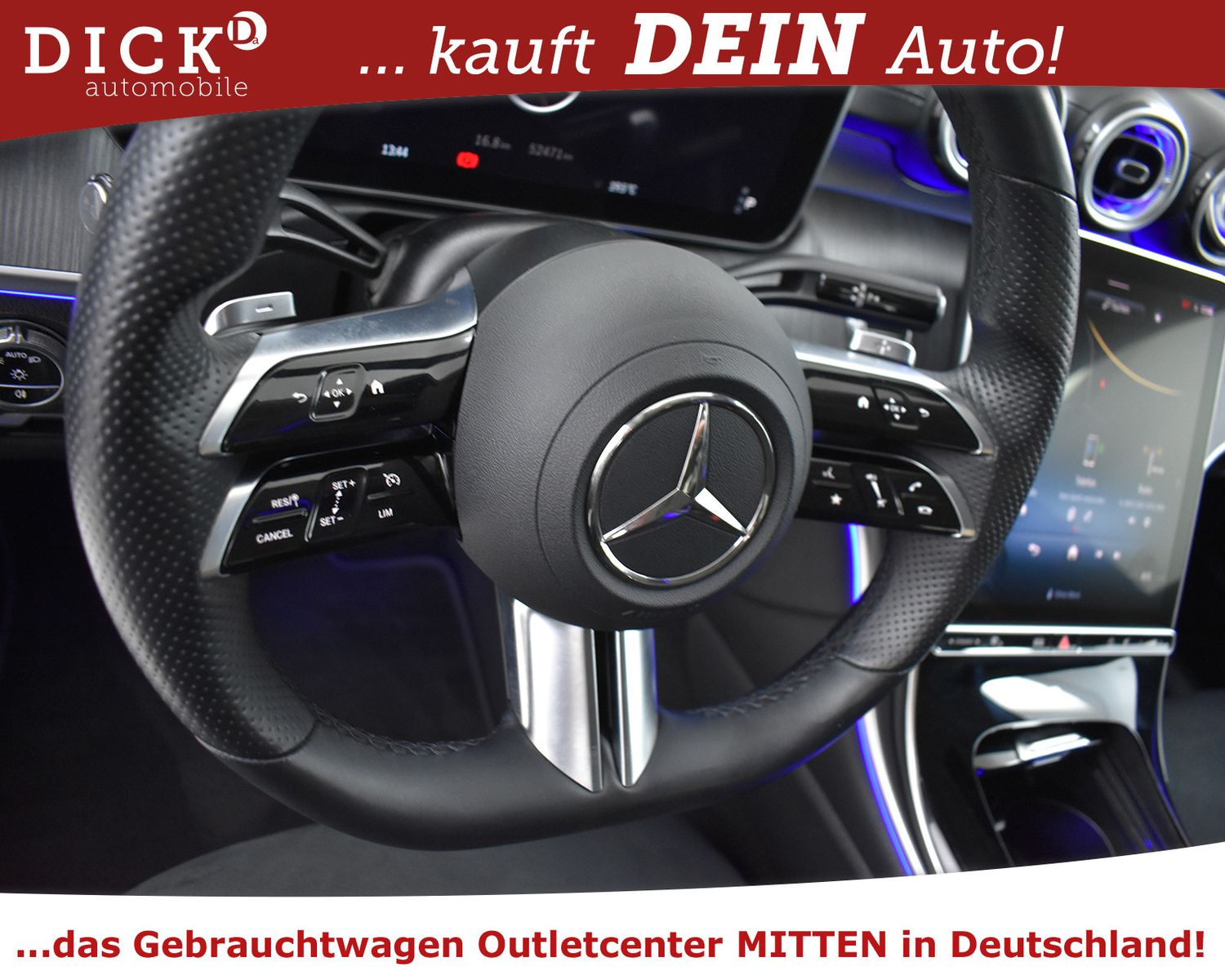 MERCEDES-BENZ C 200 4Mat 2X AMG Line WIDE+NAVI+LED+SHZ+360+19" - Image 15