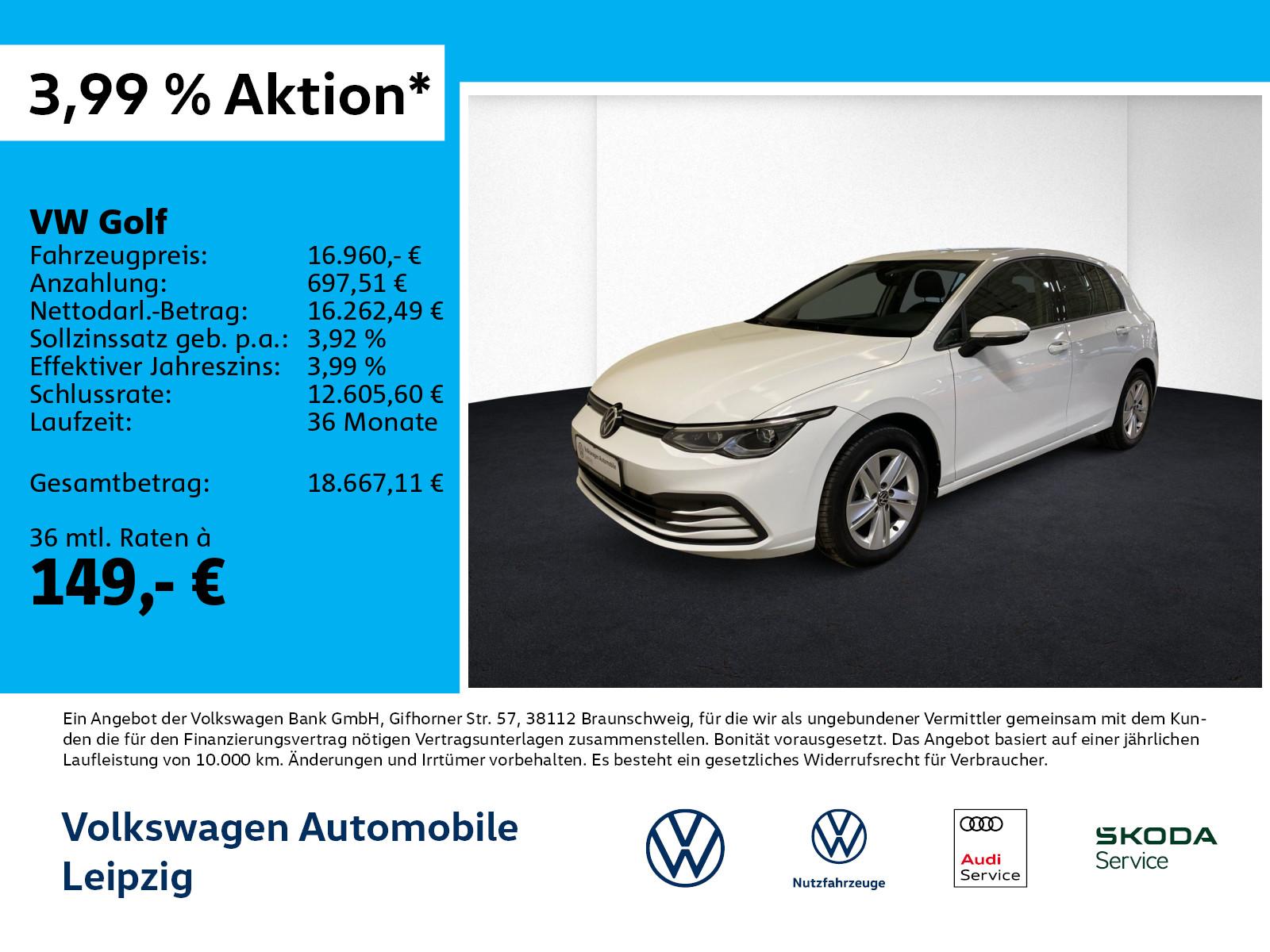 Volkswagen Golf VIII 2.0 TDI Life*ACC*LED*Navi*Einparkhilfe