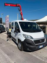 Fiat Ducato Maxi doppia cabina 7 posti gru fassi - stationäre Fassi Kräne