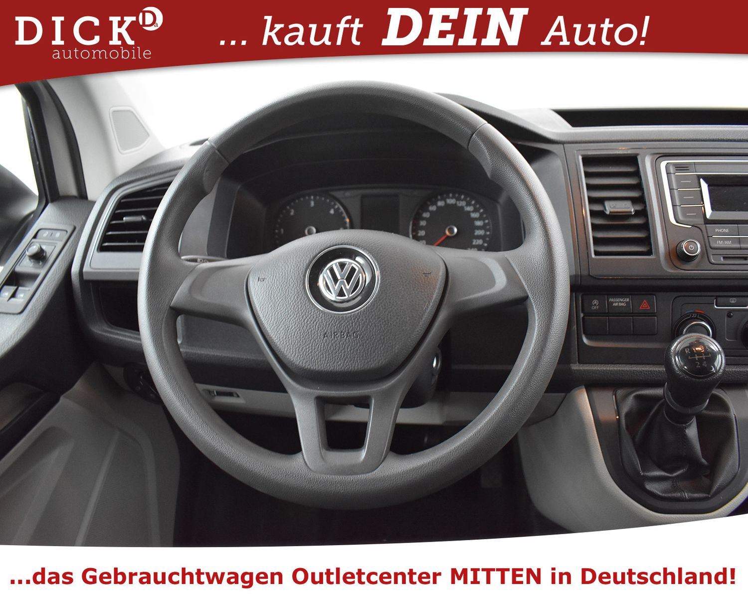 VW T6 Transporter 2.0d > 9-SITZE+KLIMA+PDC+1HAND - Image 15