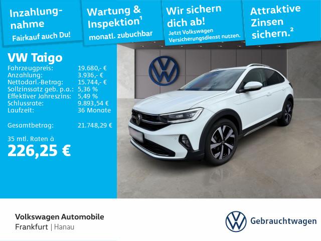 Volkswagen Taigo 1.5 TSI Style  Navi IQ.LIGHT - LED-Matrix-