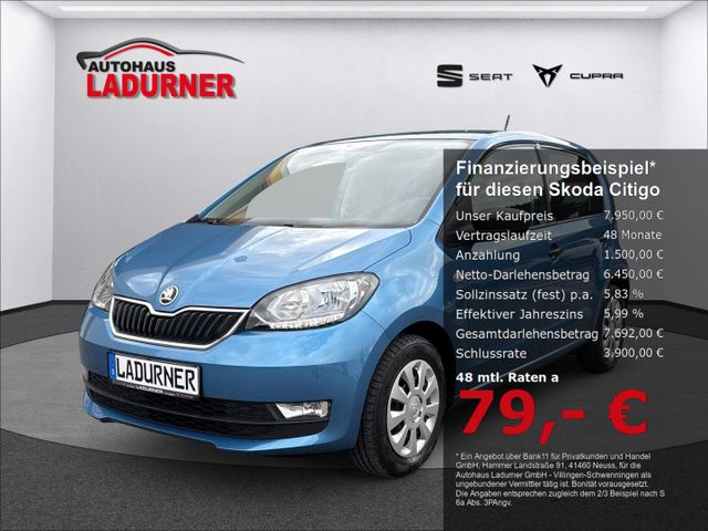 Citigo Active 1,0 60 PS *KLIMA+RADIO+5-TÜRER*