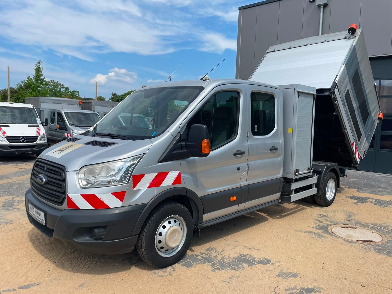 Ford Transit 2.2 TDCi L3 Kipper DoKa 1.Hand+Klima+AHK