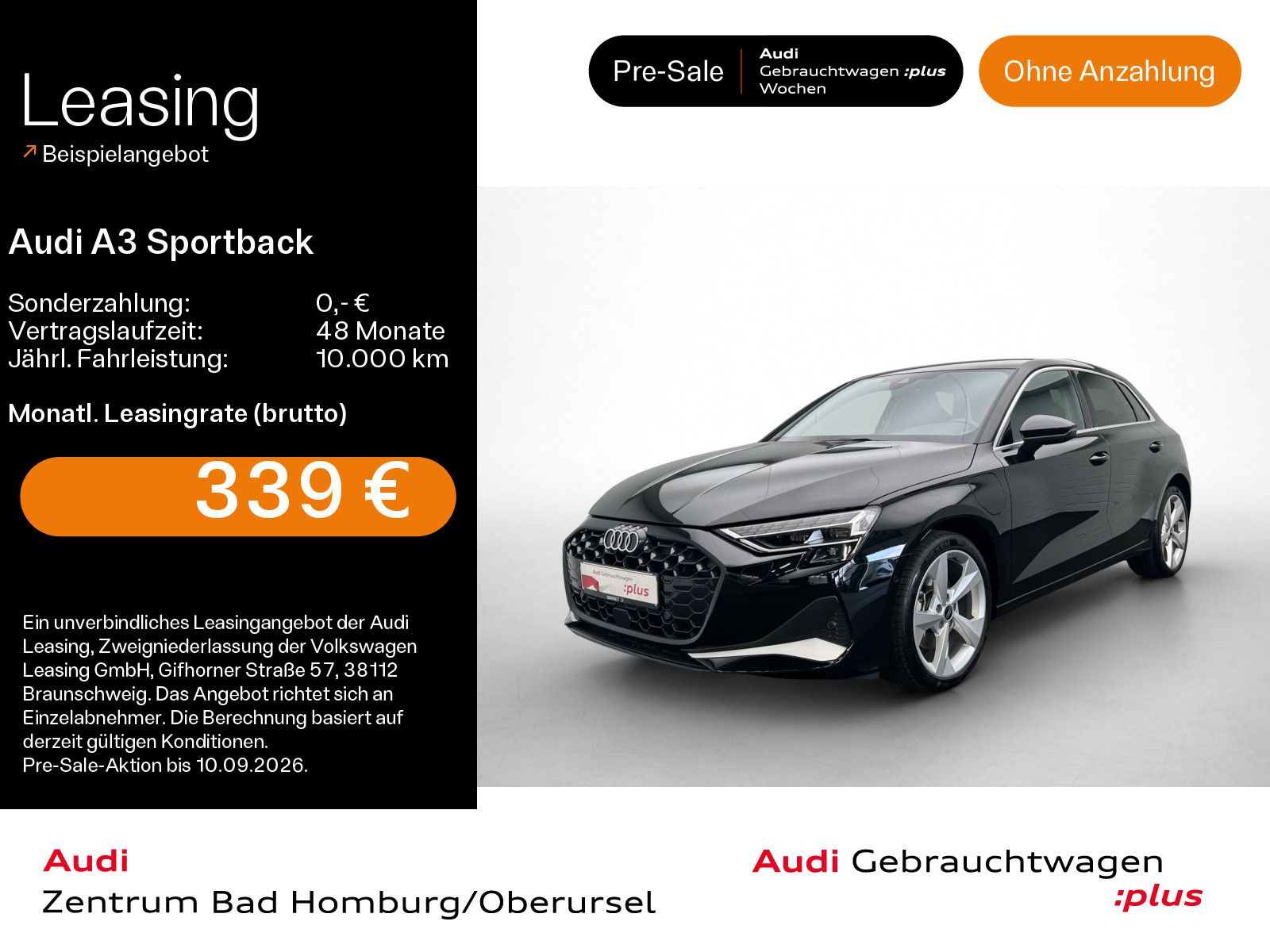 Audi A3 Sportback 40 TFSI e Advanced Navi LED Alu HUD
