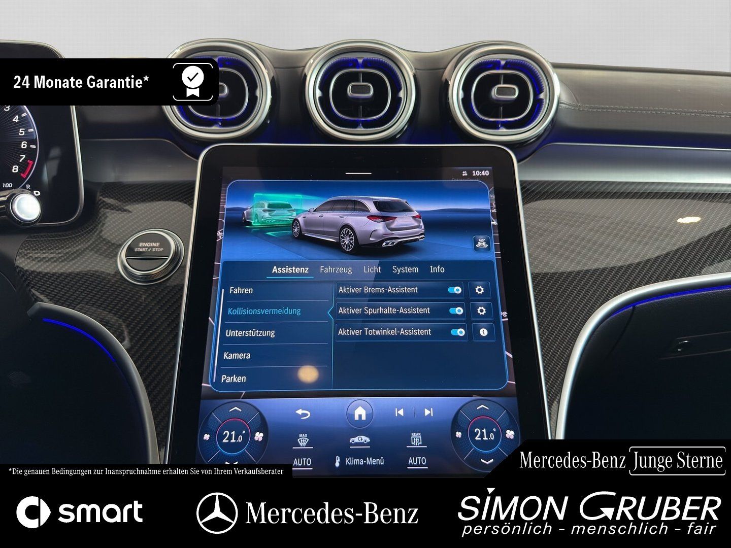 Fahrzeugabbildung Mercedes-Benz C 63 T SE Performance Aero Driver HUD Burm Pano