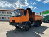 Tatra T 815 threesided kipper with HIAB crane 6x6, 635 - Tatra Diesel