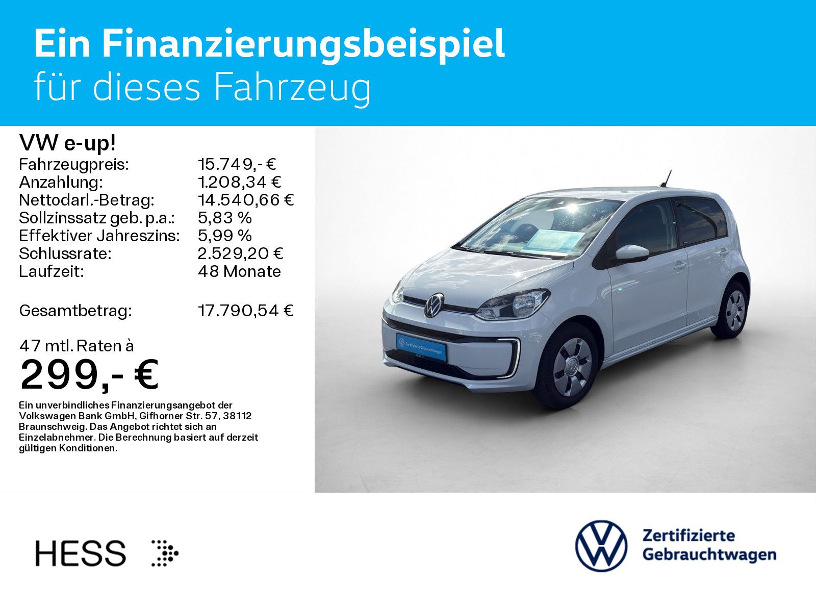 Volkswagen e-up! move up! UNITED*KAMERA*PDC*SHZ*NAVI*KLIMA* imagem 2
