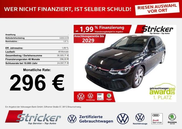 Volkswagen Golf GTI 2.0TSI DSG 296,-ohne Anzahlung Kamera I