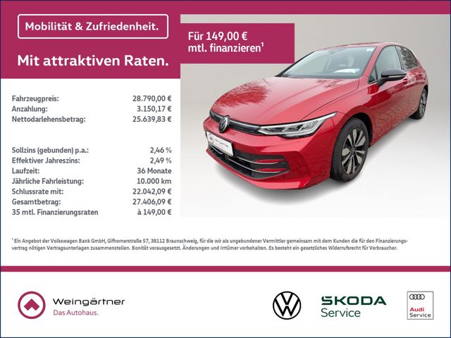 Golf VIII 1.5 eTSI Goal, AHK, Navi, ACC, RearVie