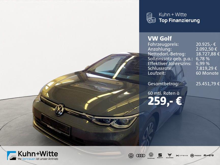 Volkswagen Golf VIII 1.5 TSI Active LED+PDC+SHZ+Navi+AppleC