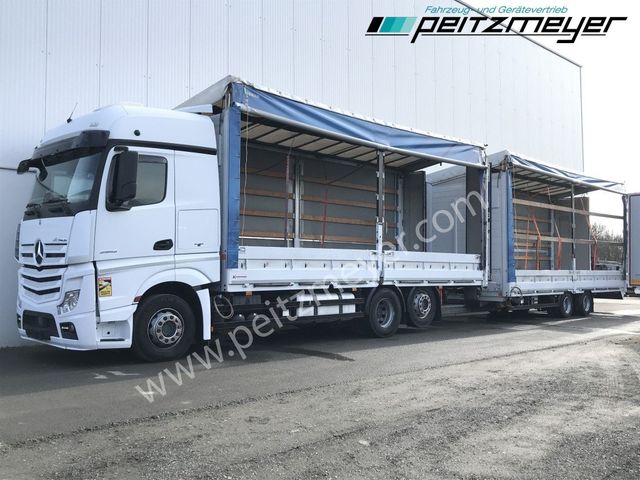 Mercedes-Benz Actros 2542 LL Pritsche, EU 6, Klima, Standklima