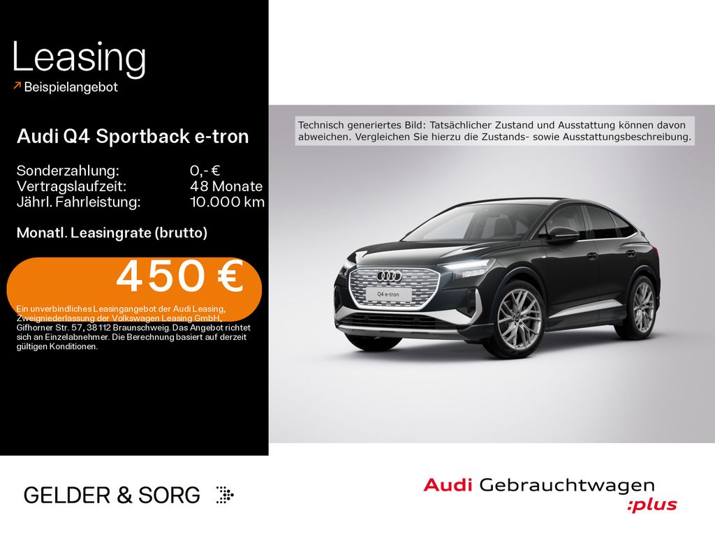 Q4 Sportback 45 e-tron qu. S line 0,25%*AHK*ACC*