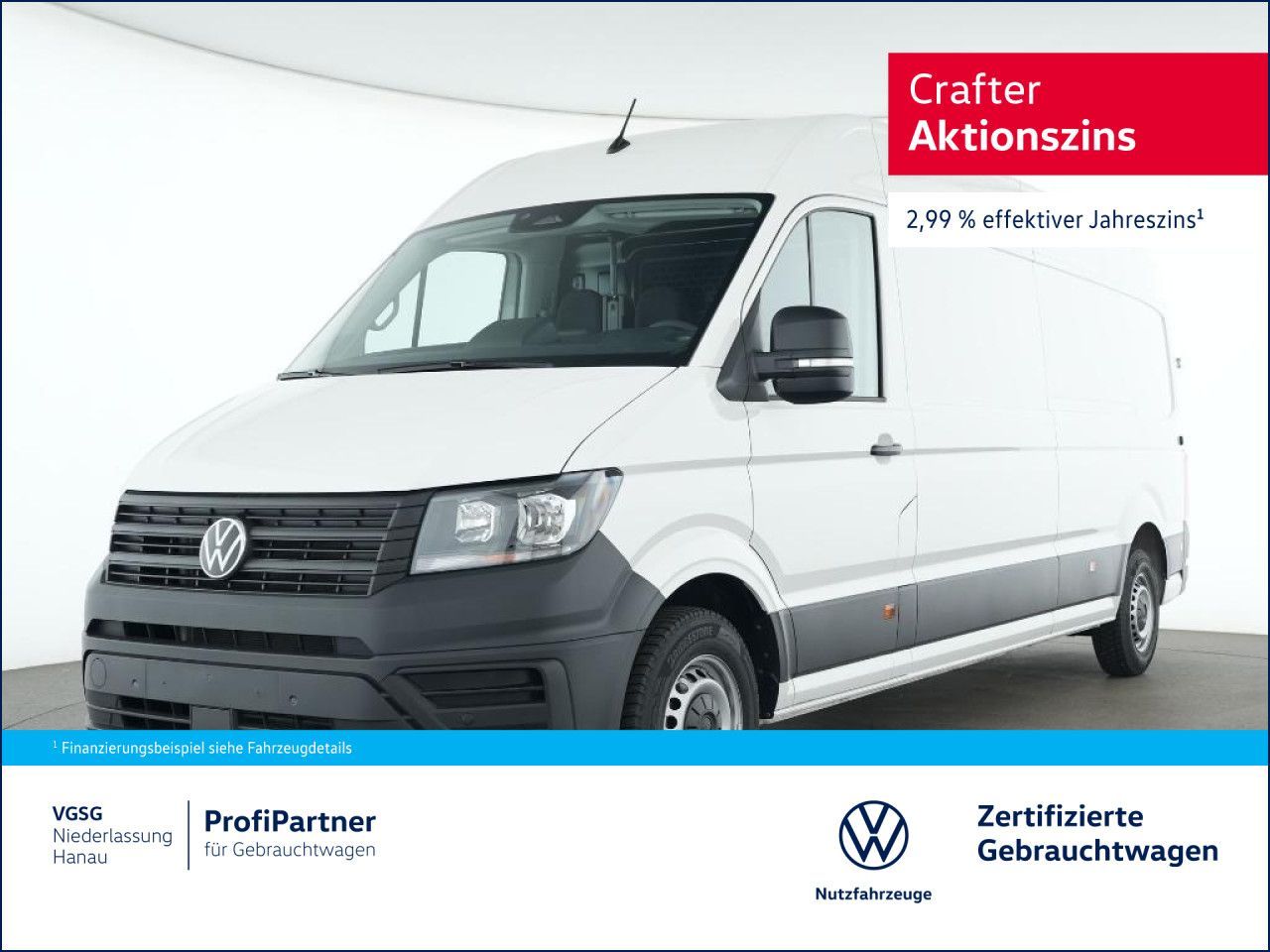 Volkswagen Crafter Kasten Neues Modell Lang AHK Klima Navi