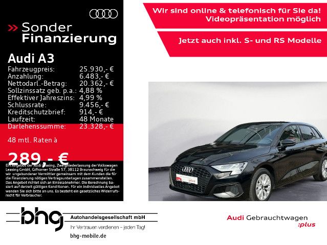 Audi A3 40 TFSIe Sportback S tronic