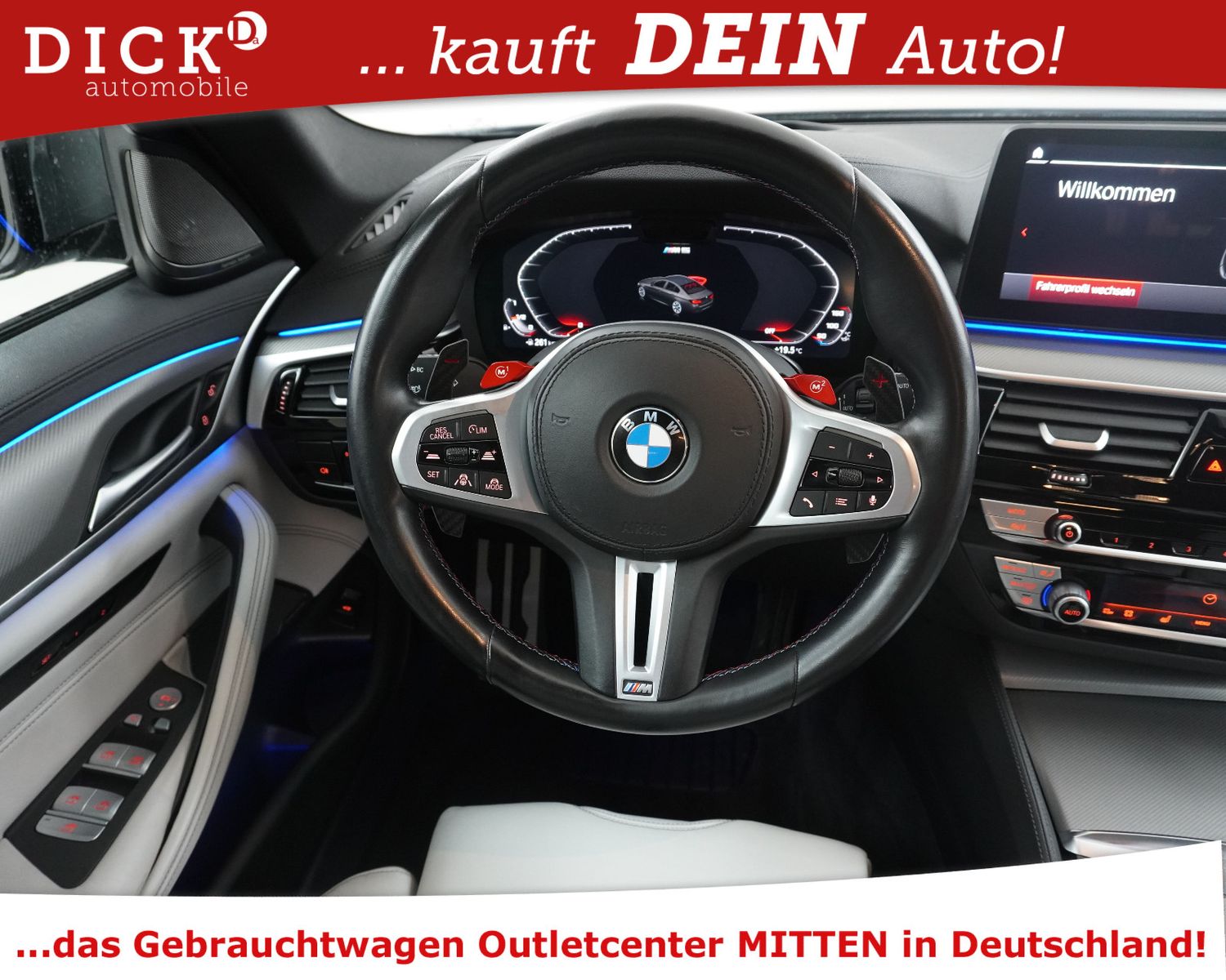 Fahrzeugabbildung BMW M5 xDr SOFT+HEAD+MULTIKON+360+MEMO+H&K+ACC+VIRTU