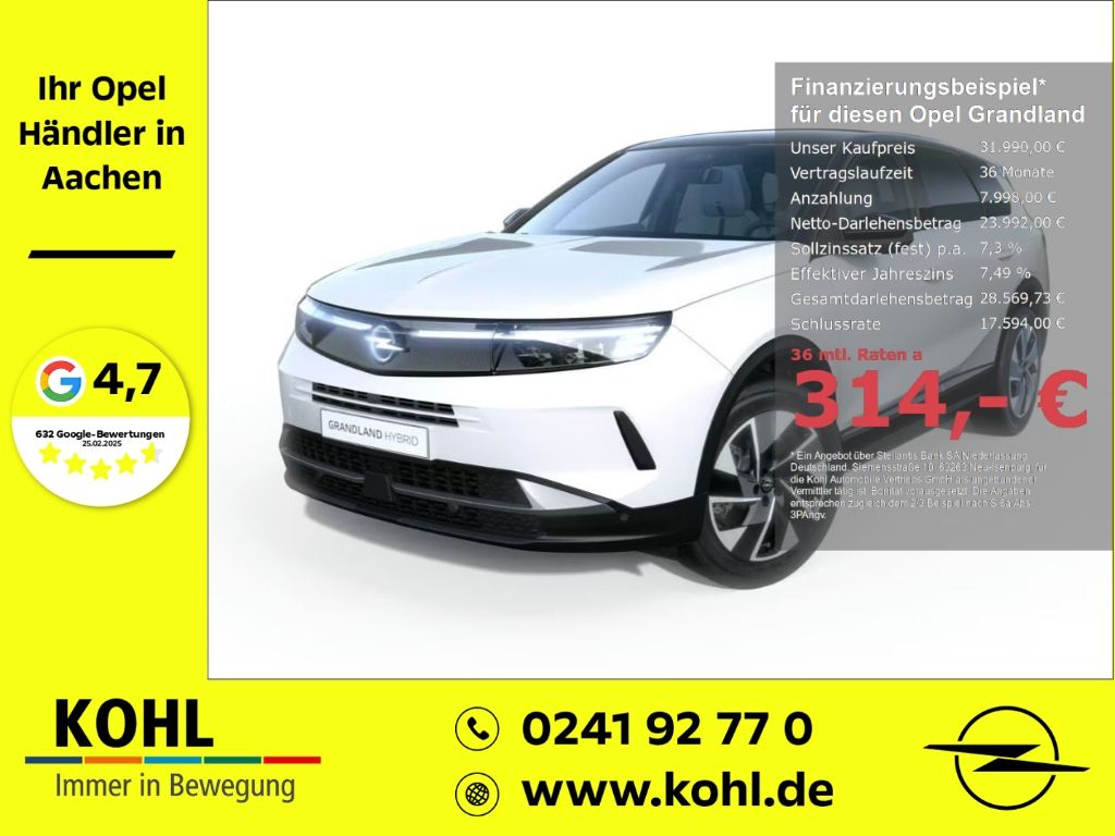 Opel Grandland GS 1.2 Hybrid 145PS AHK Allwetter Navi