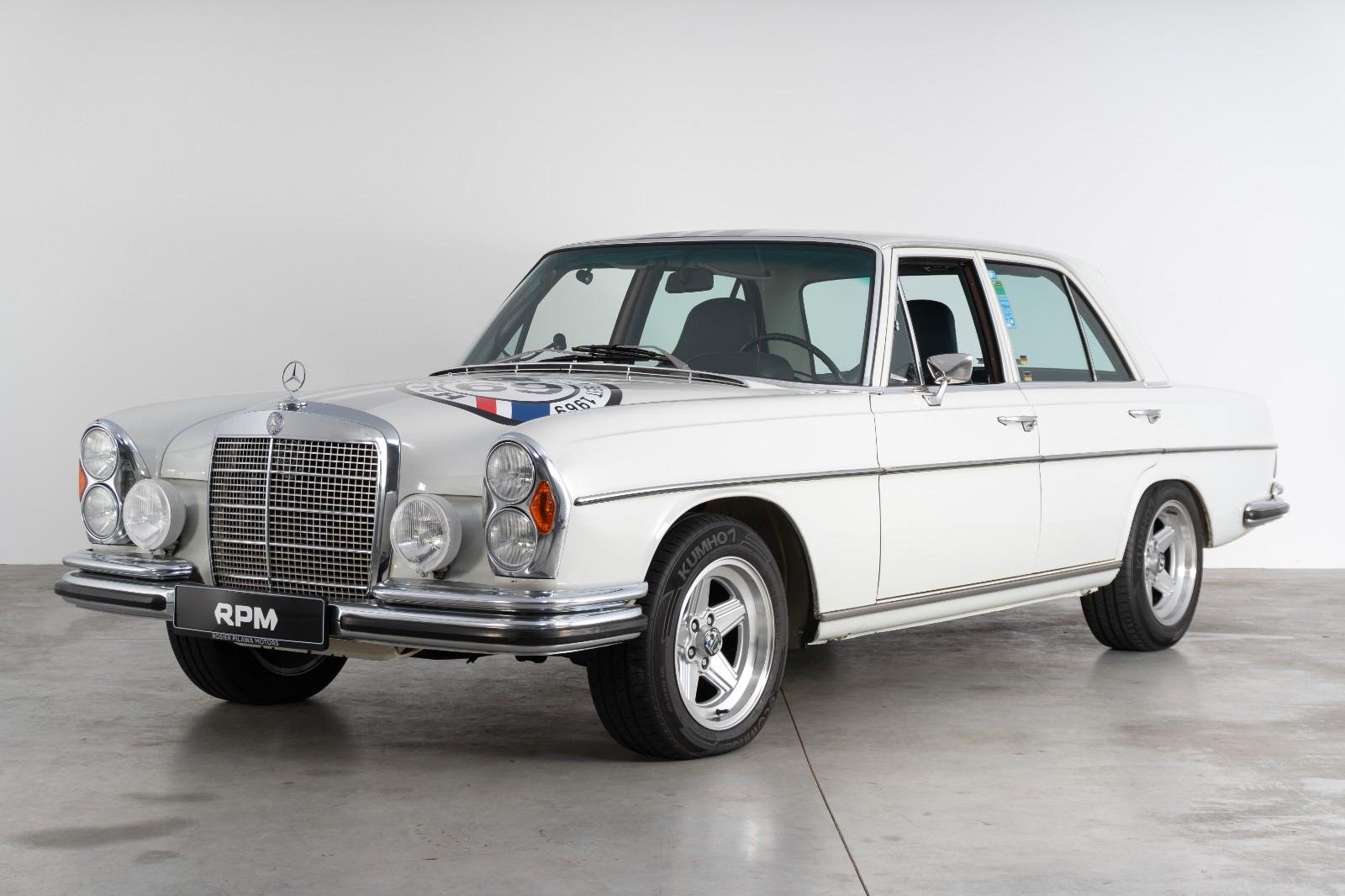 Mercedes-Benz 280SE 3,5 W108 Rallye-Umbau "Weiße Sau"