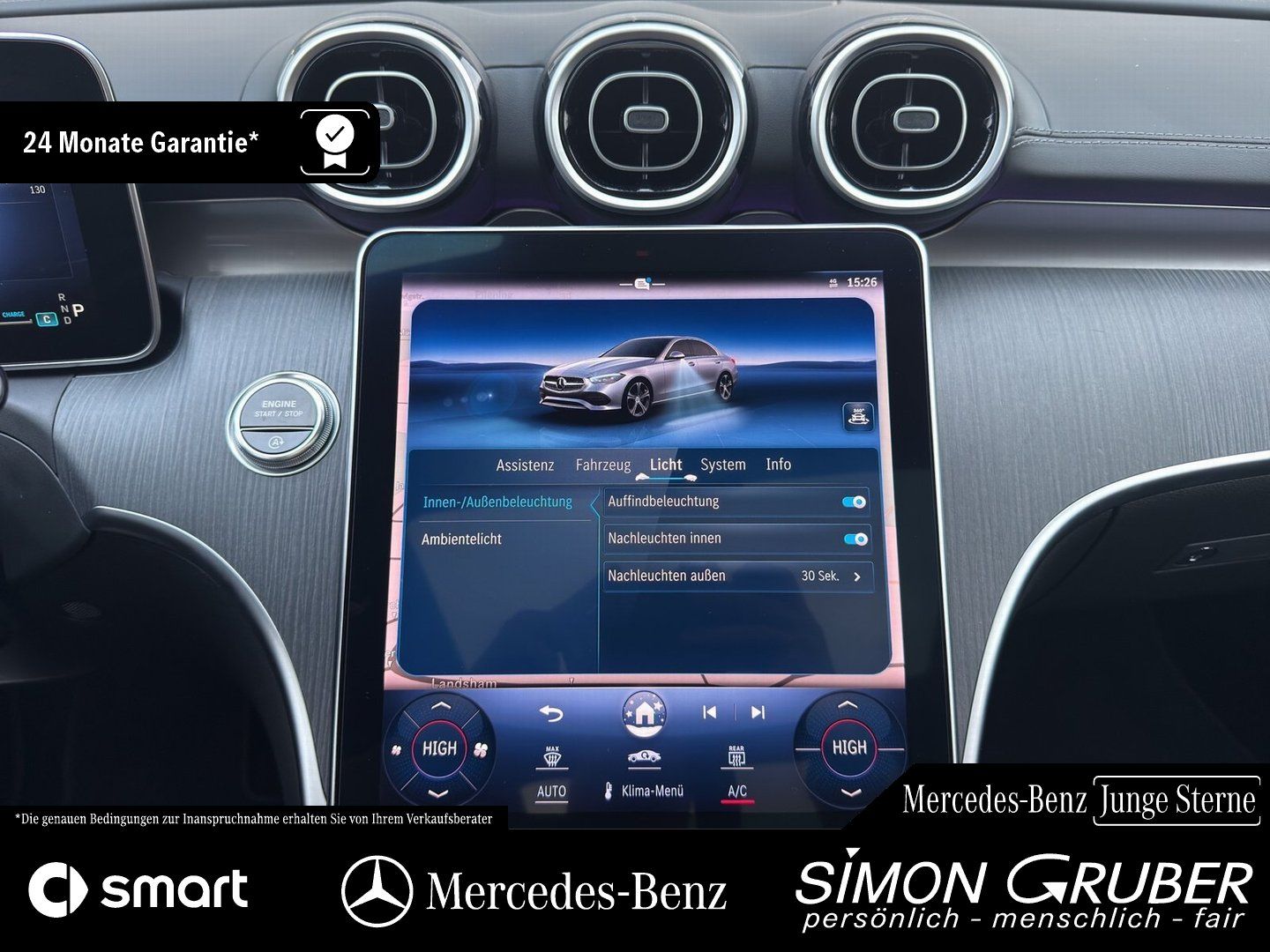 Fahrzeugabbildung Mercedes-Benz C 200 AMG Night Pano Memory AdvSound 19Zoll