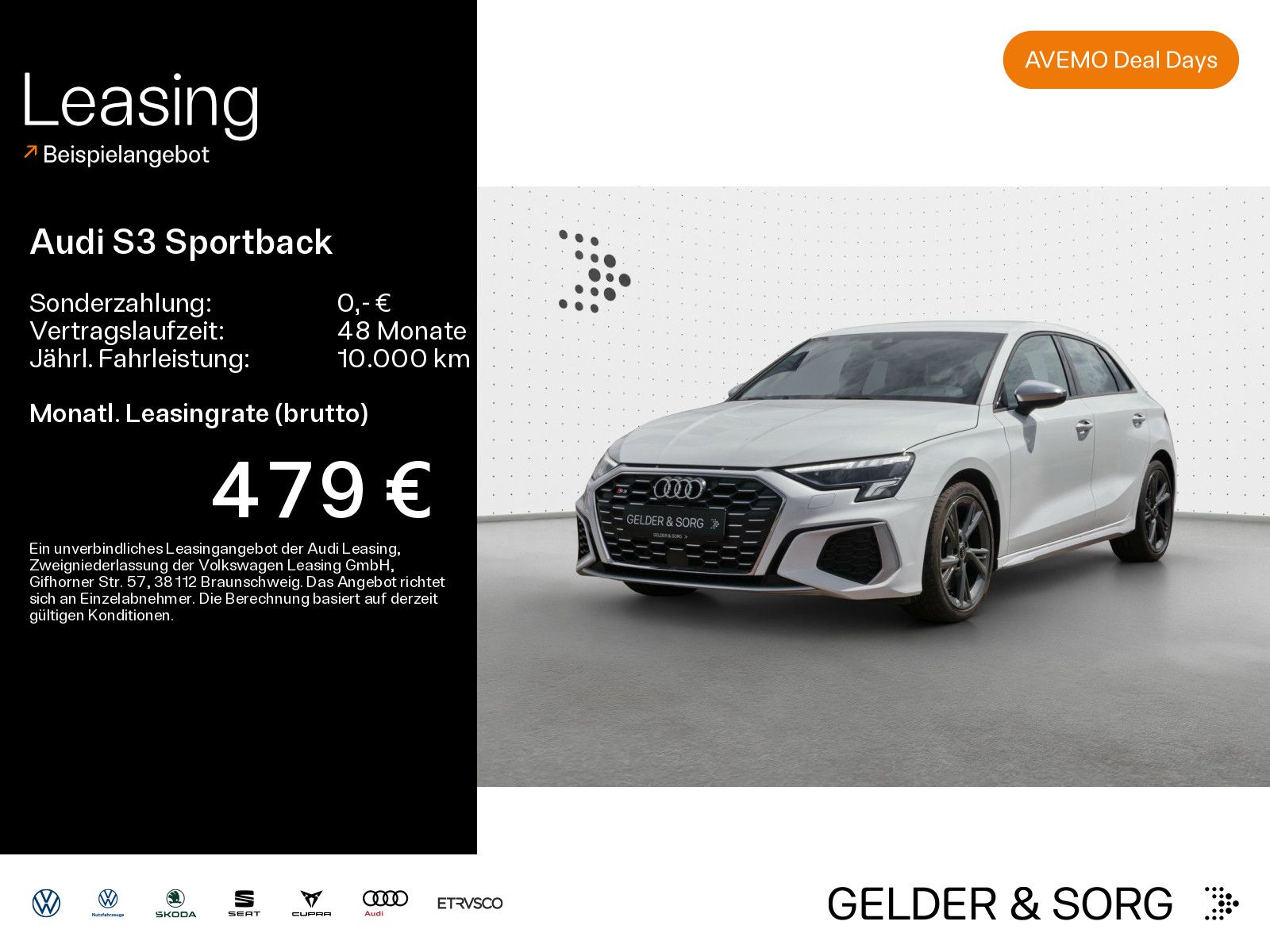 Audi S3 Sportback 2.0 TFSI qu. Navi*DAB*LED*18"