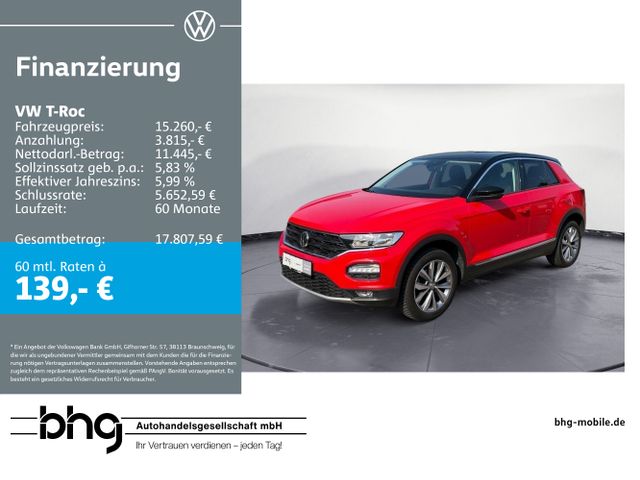 VW T-Roc Style 1,0 TSI 6-Gang