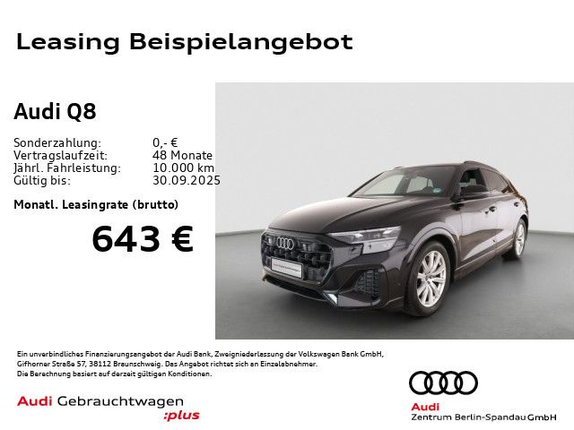 Audi Q8 45 TDI qu. tipt. *MATRIX*AHK*LUFT*360°*HuD*