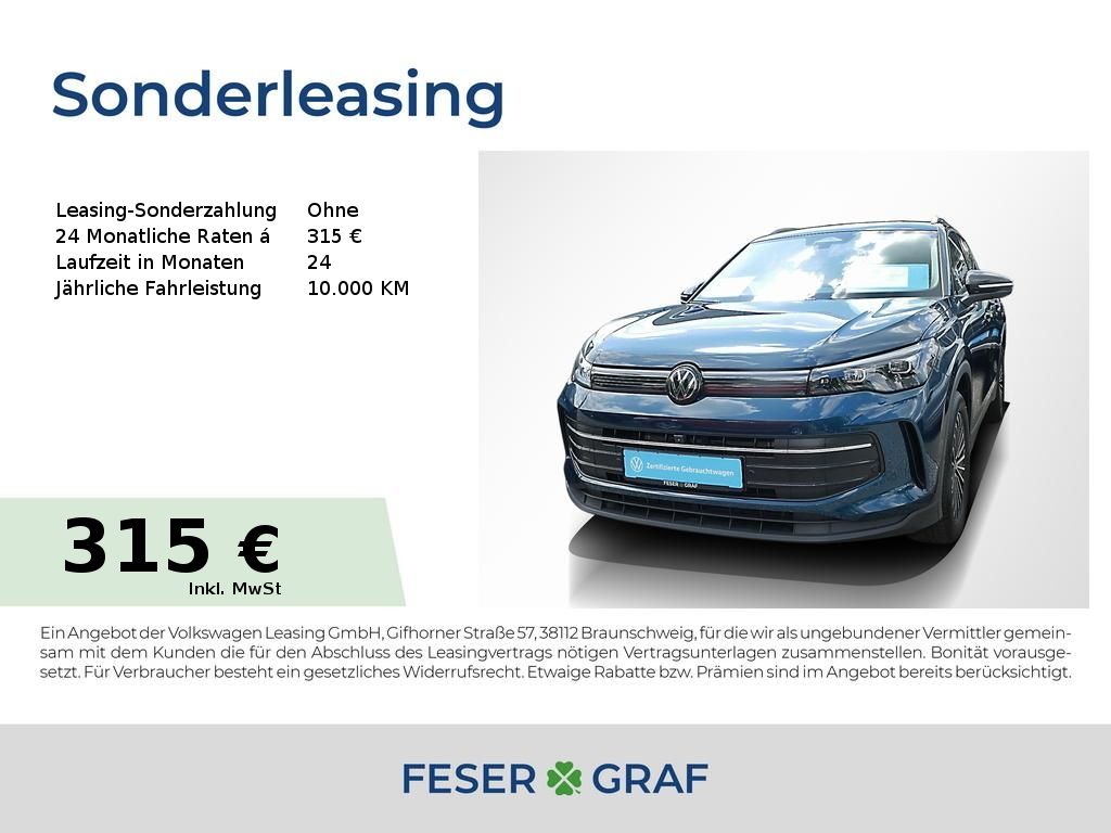 Tiguan 2.0 TDI Goal DSG ACC AHK LED+ Navi 360°
