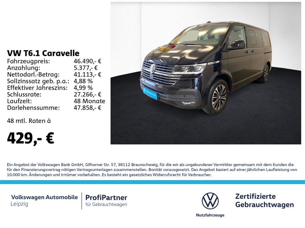 Volkswagen T6.1 Caravelle *Standhzg.*ACC*8-Sitze*LED*DSG