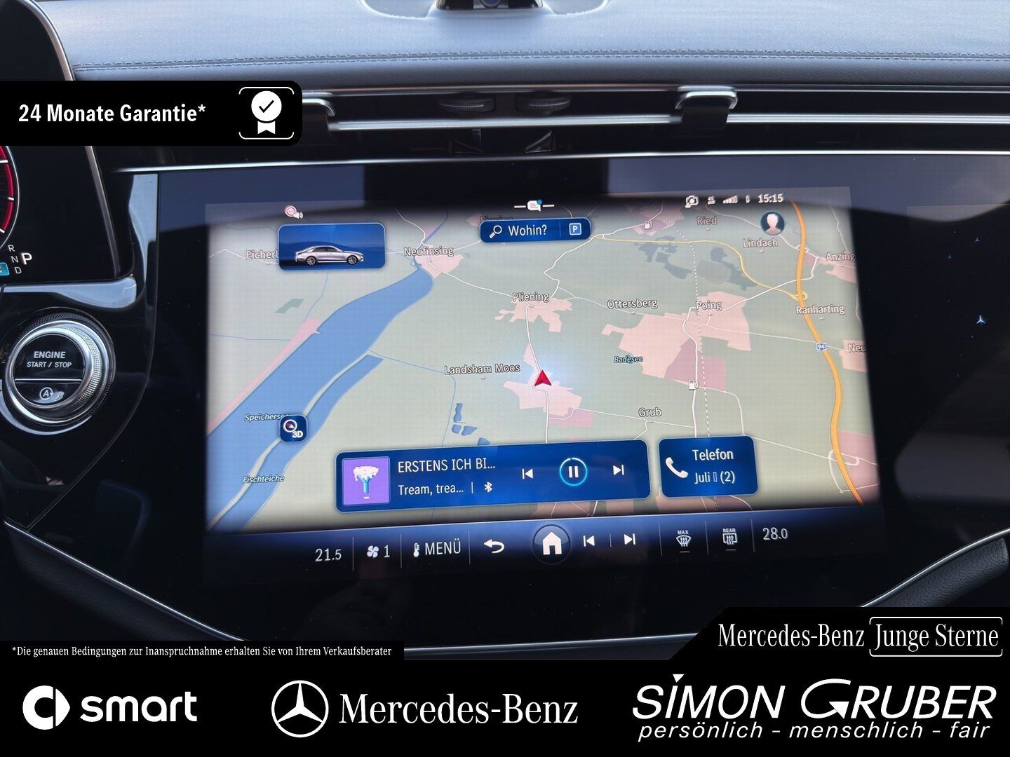 Fahrzeugabbildung Mercedes-Benz E 220 d AMG Superscreen Night 20" Burm 360° Digi