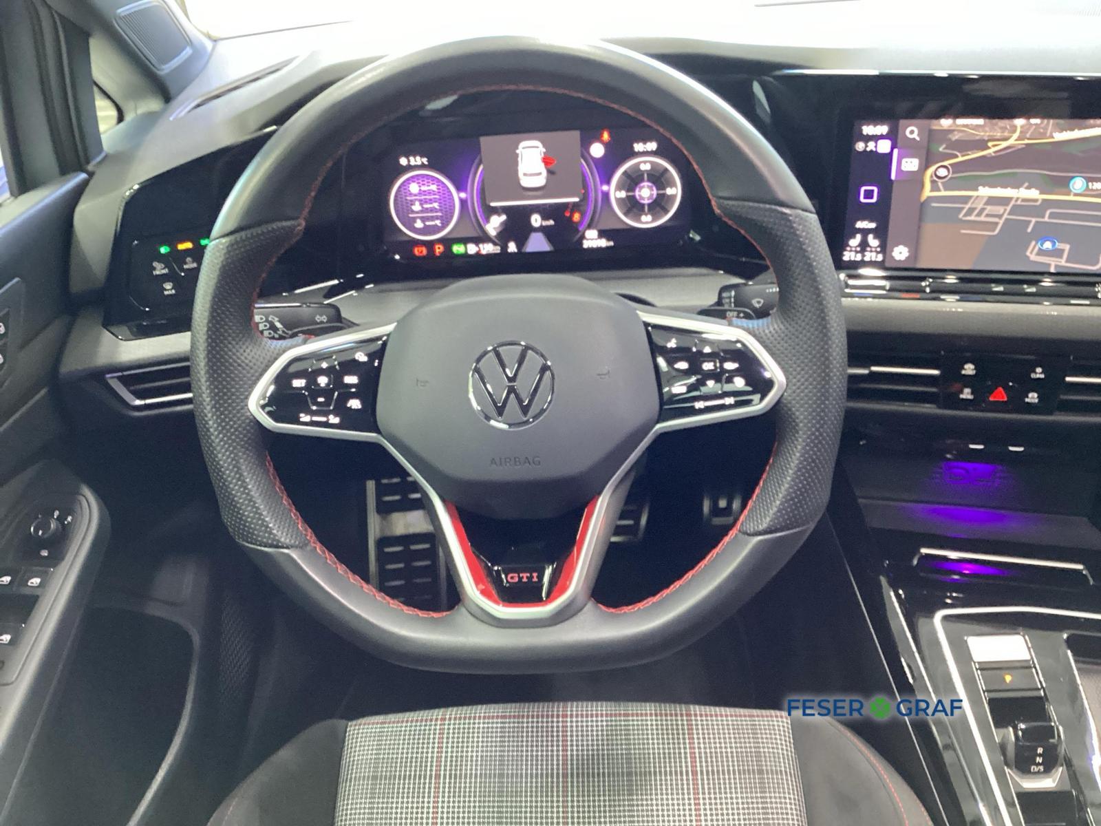 Volkswagen Golf VIII GTi DSG ACC LED Navi 18Zoll AppConnect, миниатюра 9