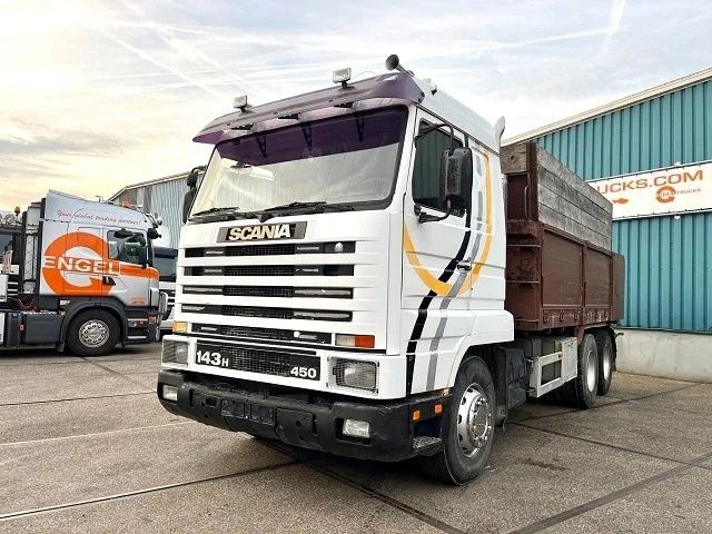 Scania R143-450 V8 STREAMLINE 6x2 FULL STEEL KIPPER (MA