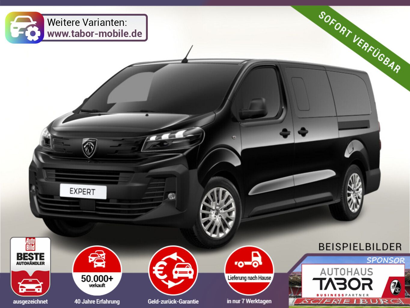 Peugeot Expert Kombi L3 8S LED Nav PrivG 2xKlima Kam PDC