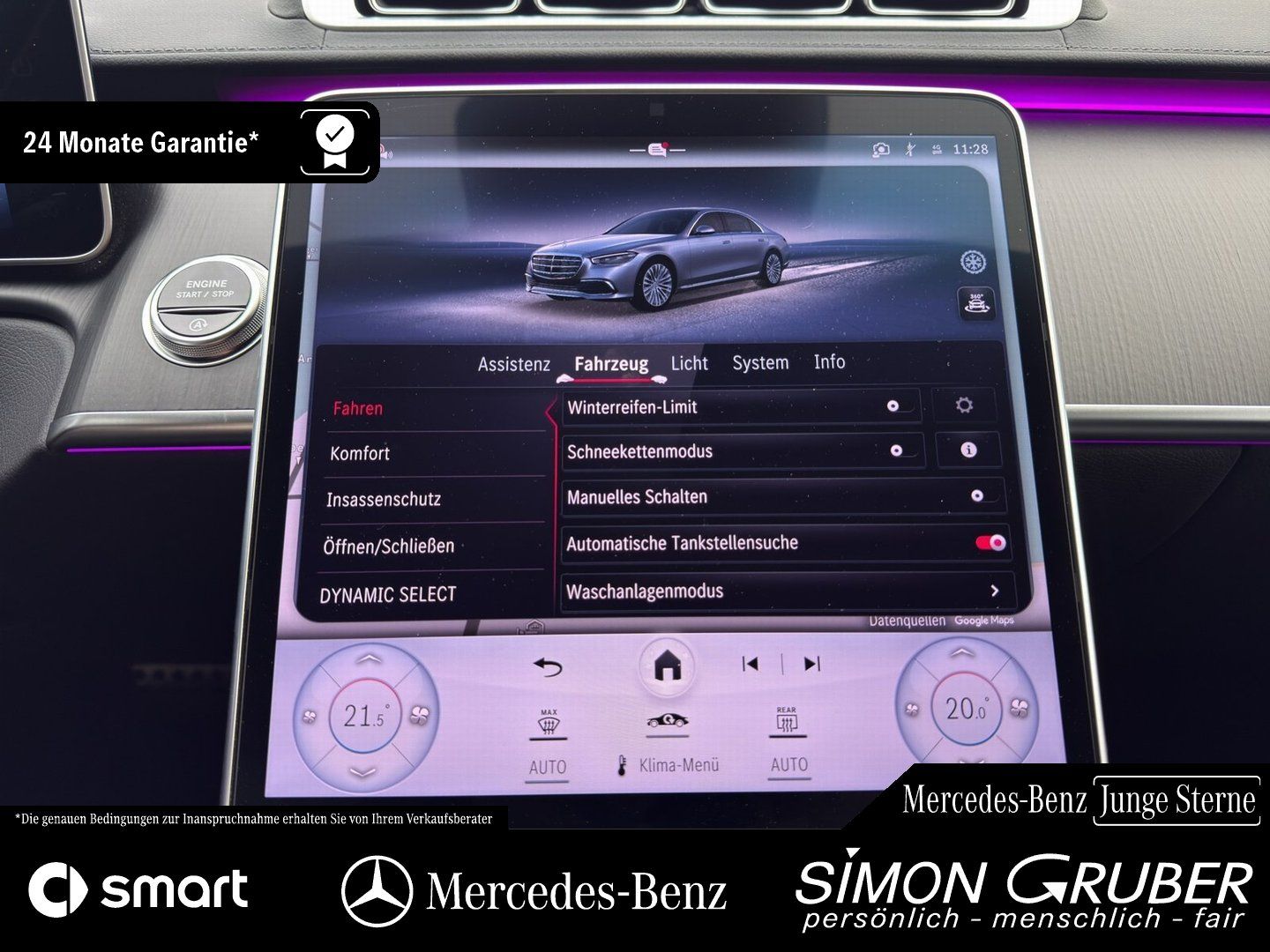 Fahrzeugabbildung Mercedes-Benz S 350 d 4M lang AMG Pano HUD 4*Massage Sitzklima